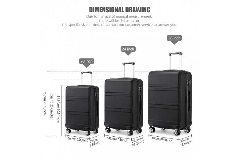 Kono Sculpted 3-Piece Durable Hardshell Suitcase Set with TSA Lock – Lightweight Spinner Luggage for Family Holidays & Summer Travel | Wowcher
