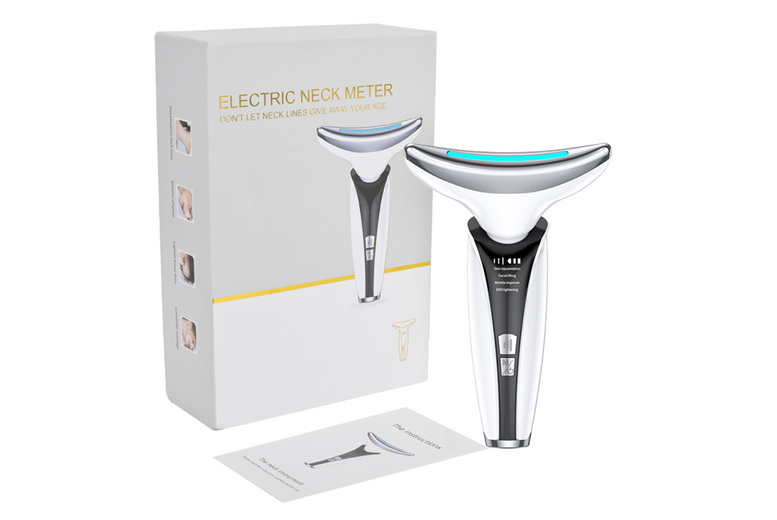 EMS LED Face & Neck Tightening Device – Multi-Mode Skin Firming & Wrinkle Reduction Tool | Wowcher