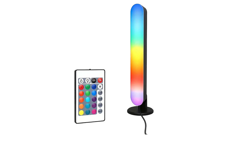 Smart LED Multicolour Light Bar – Remote-Controlled, USB Powered, Modern Mood Lighting | Wowcher