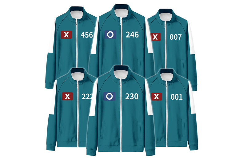 Unisex Squid Game- Hoodie or Tracksuit – 11 Sizes, 11 Colours, Casual Streetwear | Wowcher