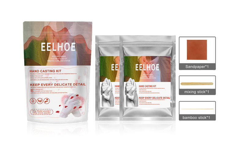 DIY 3D Hand Casting Kit – Capture Every Detail | Wowcher