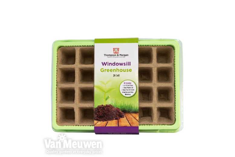 Windowsill Greenhouse with 24 Seed Cells | Wowcher