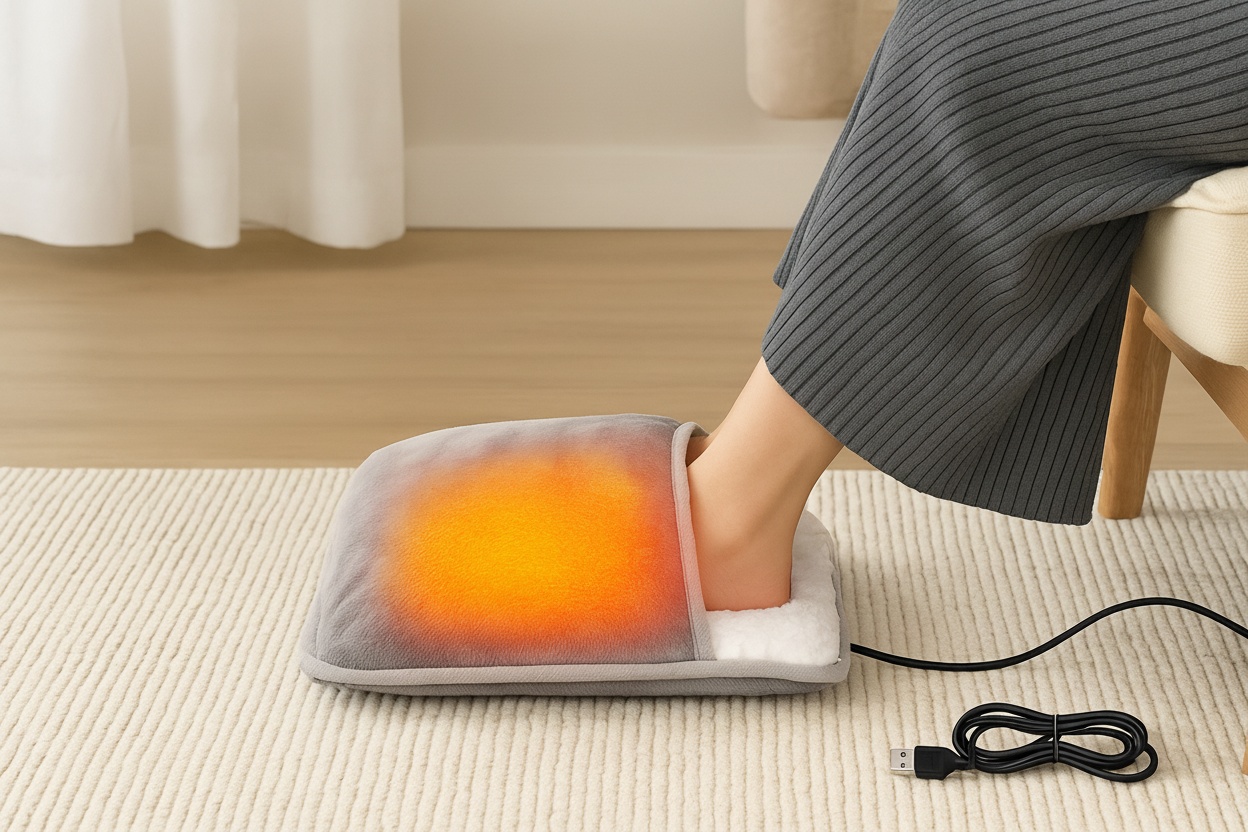 Winter USB Heated Foot Warmer - Grey | Wowcher