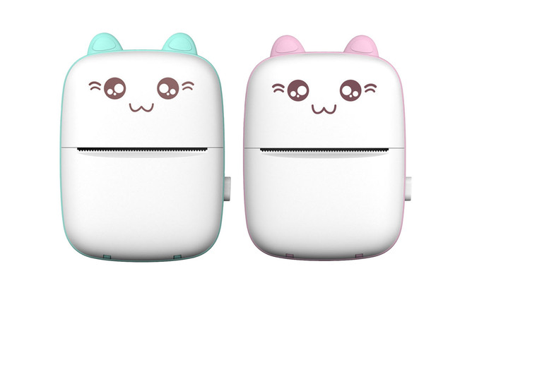 Mini Inkless Portable Thermal Printer – 2 Options and 2 Colours | Wowcher