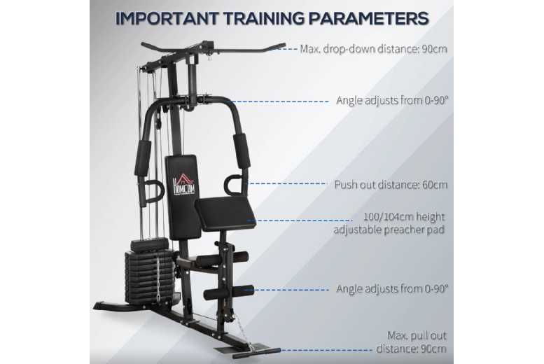 Dynamic Multi-Exercise Station with 45KG Weight Stack Dynamic Multi-Exercise Station with 45KG Weight Stack