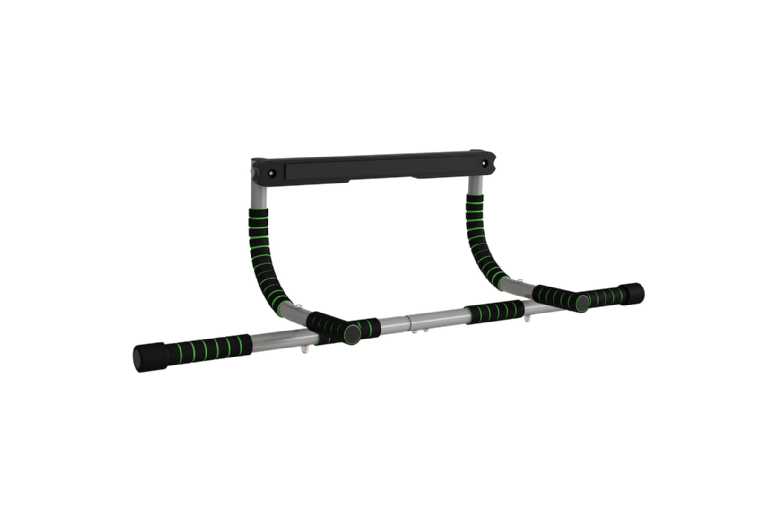 Adjustable Steel Pull-Up Bar – Multi-Grip, Compact Home Gym Equipment, 110kg Capacity | Wowcher