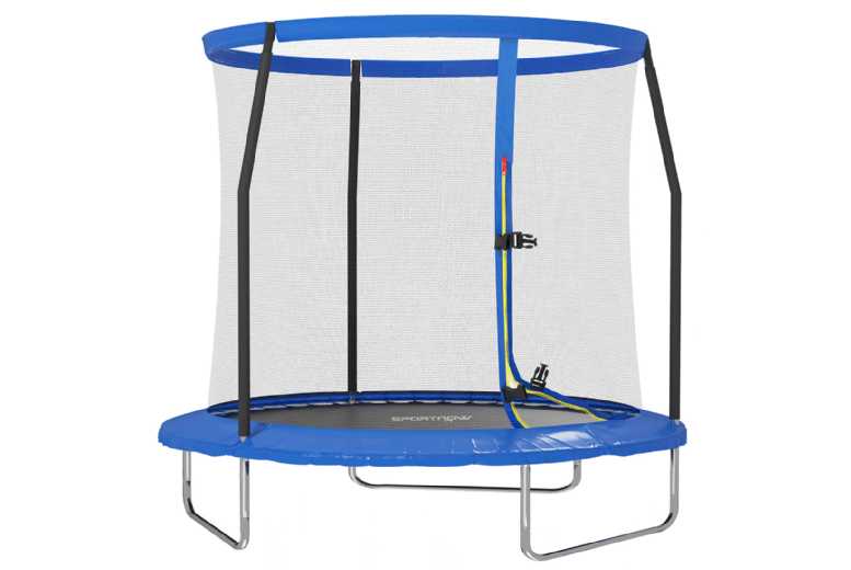 8ft Trampoline with Safety Net – Vibrant Blue