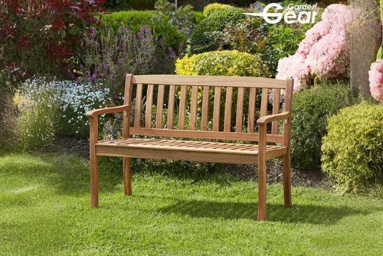 Elegant Acacia Hardwood Garden Bench | Wowcher Elegant Acacia Hardwood Garden Bench | Wowcher
