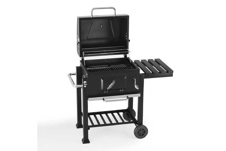 outdoor portable charcoal bbq grill with side shelf and wheels outdoor portable charcoal bbq grill with side shelf and wheels