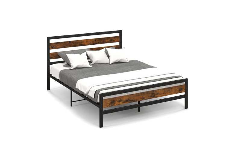Elegant King Size Bed Frame & Base | Wowcher Elegant King Size Bed Frame & Base | Wowcher