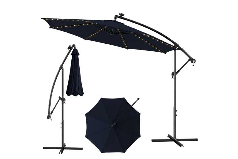 303 CM Solar-Powered Offset Umbrella 303 CM Solar-Powered Offset Umbrella
