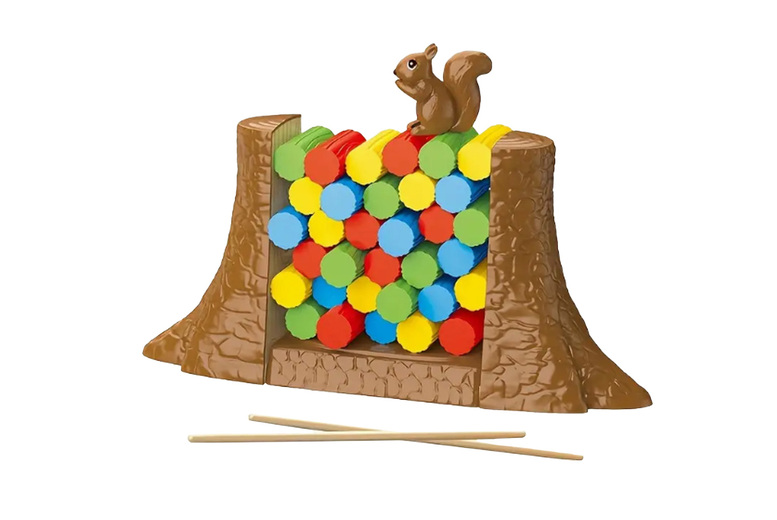 Squirrel Stack Educational Kids Game – Ages 3+, Multi-Player, Eco-Friendly Family Toy | Wowcher