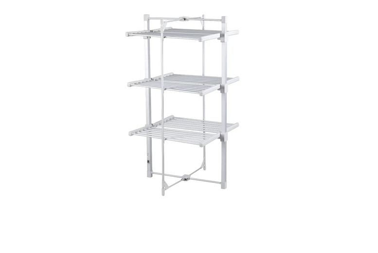 3-Tier Compact Heated Clothes Airer with Cover! 3-Tier Compact Heated Clothes Airer with Cover!