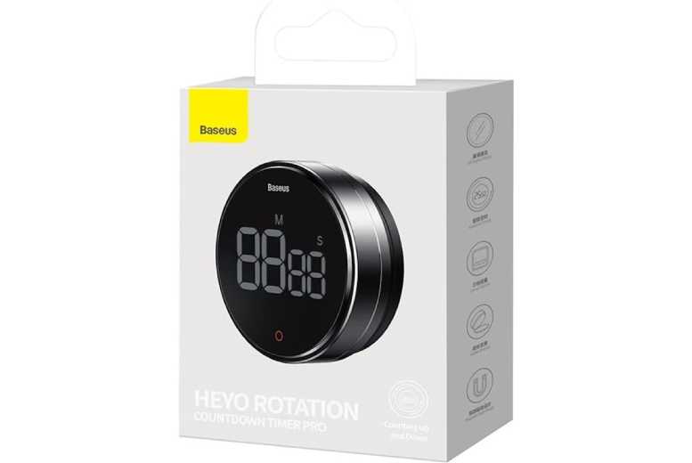 Baseus Home Heyo Pro LED Digital Kitchen Timer – Compact, Backlit, Modern | Wowcher Baseus Home Heyo Pro LED Digital Kitchen Timer – Compact, Backlit, Modern | Wowcher