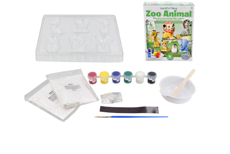 Kids’ 100% Cotton Craft Print Tees – Unisex, Ages 3-8, Multipack | Wowcher