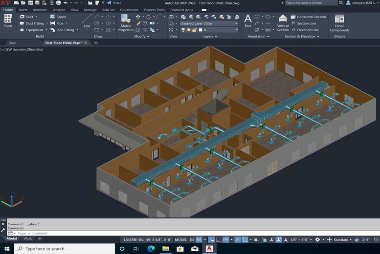 AutoCAD MEP 2025 Professional Edition Software License – 1-Year Digital Download for Windows PC | Wowcher