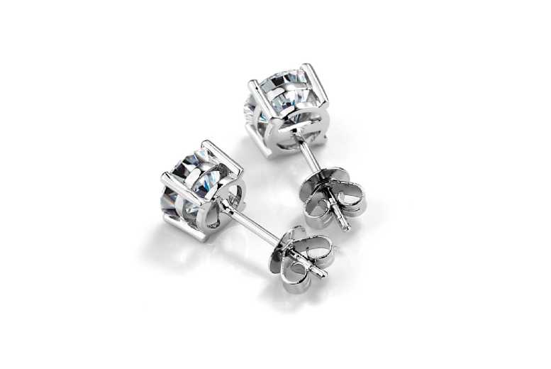 1/3 Ct Lab-Created Round Studs Diamond Earrings- 3 options