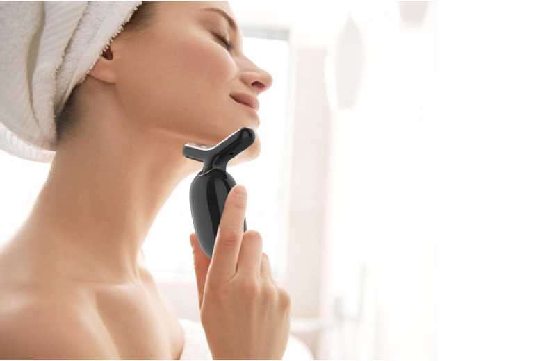3-Mode Neck & Face Sculpting Massager Tool – Anti-Ageing, Skin-Firming, For All Skin Types | Wowcher