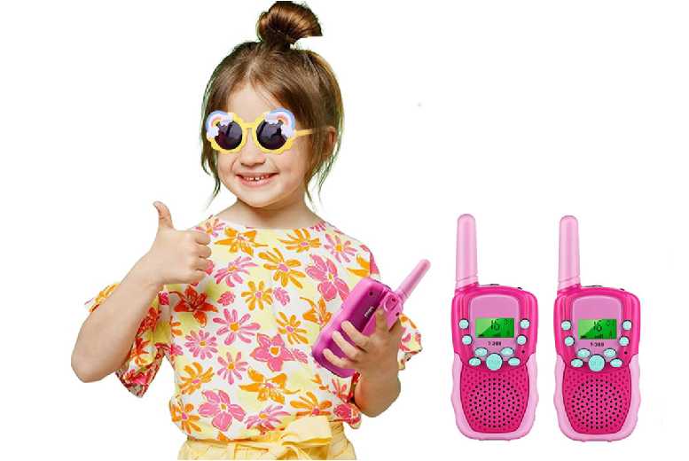 22-Channel 2-Way Walkie Talkie Toy Set for Kids – Ages 4+, Outdoor Adventure, Long Range, Battery-Operated | Wowcher