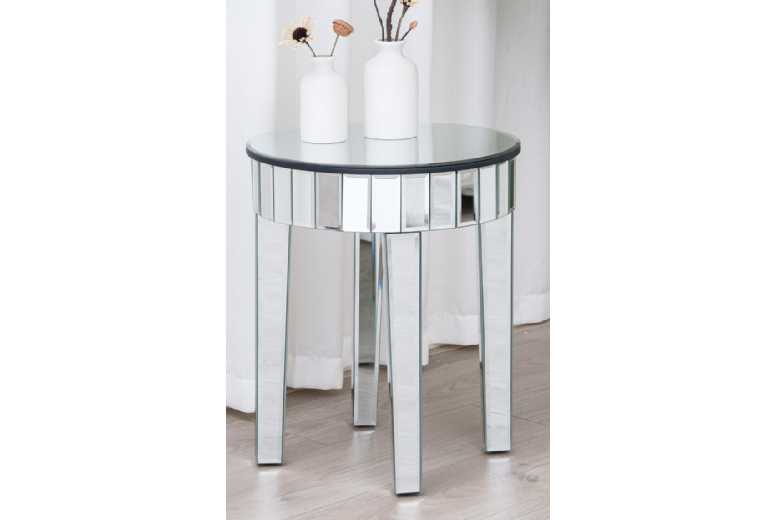 Contemporary Chrome Circular Mirrored Side Table – Living Room Accent Furniture | Wowcher Contemporary Chrome Circular Mirrored Side Table – Living Room Accent Furniture | Wowcher