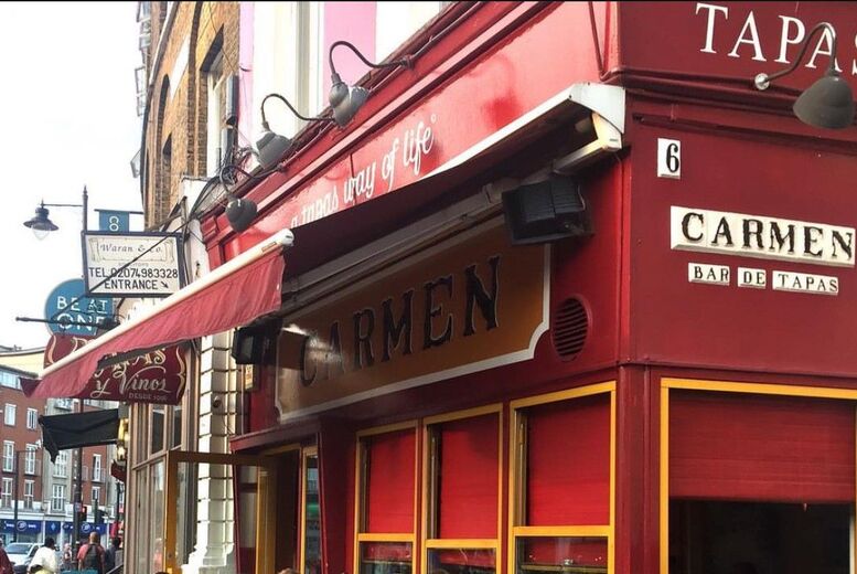 Spanish Paella & Drink Experience for Two at Carmen Tapas, London | Wowcher