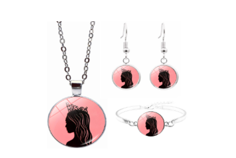 Wicked Witch  Elphaba & Glinda Jewellery Tri Set | Wowcher