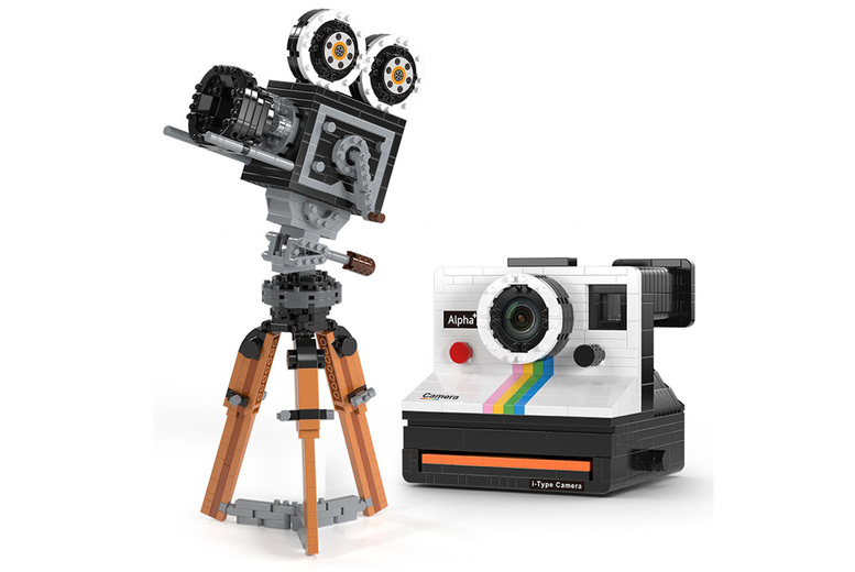 Retro Film Camera Building Block Sets – 802 or 593 Pieces! | Wowcher
