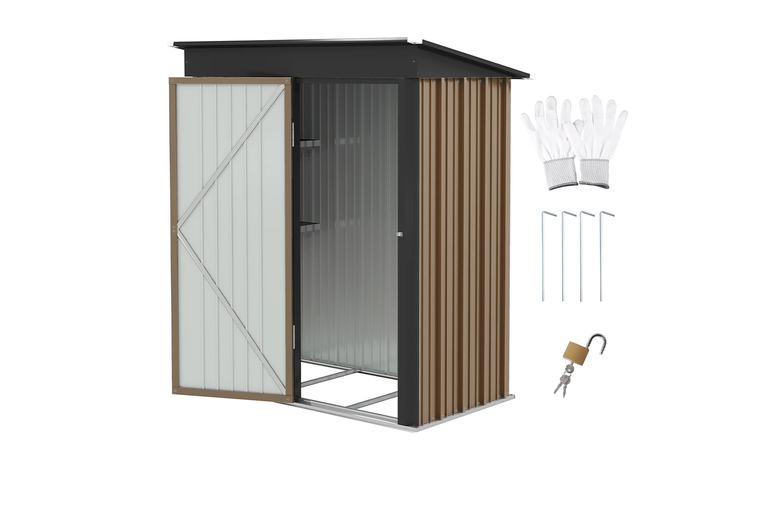 Outsunny Metal Garden Storage Shed – Weatherproof & Secure | Wowcher Outsunny Metal Garden Storage Shed – Weatherproof & Secure | Wowcher