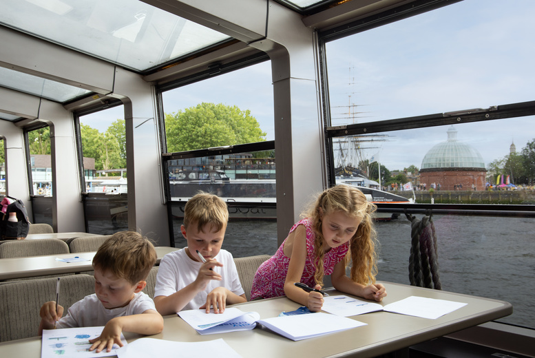 City Cruises: 24-Hour Hop On Hop Off Thames River Sightseeing – Child & Adult Tickets + Free Kids Activity Pack | Wowcher