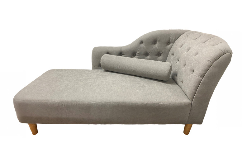 Grey Traditional Style Lounge Chair with Matching Pillow | Wowcher Grey Traditional Style Lounge Chair with Matching Pillow | Wowcher