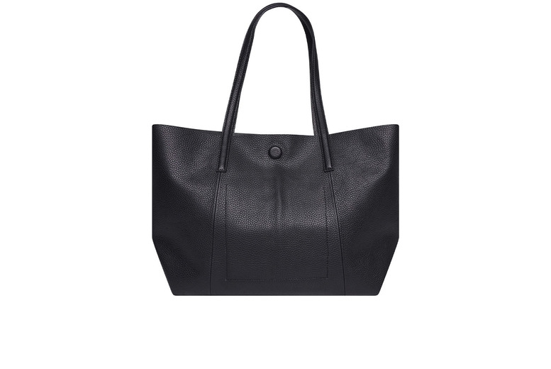 Black Women’s Genuine Cow Leather Tote Bag – Spacious Everyday Handbag, Lightweight & Durable | Wowcher Black Women’s Genuine Cow Leather Tote Bag – Spacious Everyday Handbag, Lightweight & Durable | Wowcher