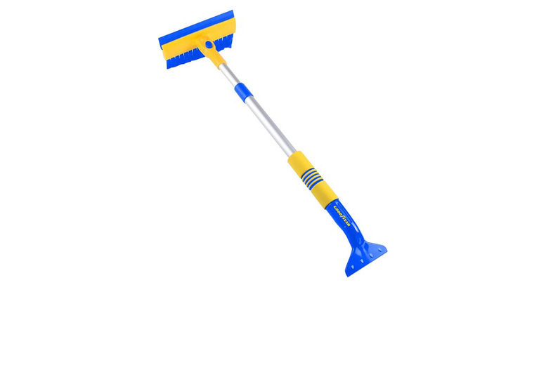 Adjustable Telescopic Ice Scraper Tool – Heavy-Duty Blade, Ergonomic Non-Slip Grip, Compact Storage | Wowcher Adjustable Telescopic Ice Scraper Tool – Heavy-Duty Blade, Ergonomic Non-Slip Grip, Compact Storage | Wowcher