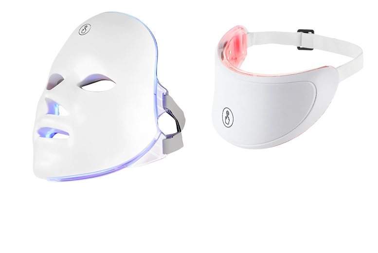 Advanced LED Anti-Wrinkle & Skin Tightening Beauty Device – Face & Neck Rejuvenation, Cordless, 7-Colour Light Therapy | Wowcher