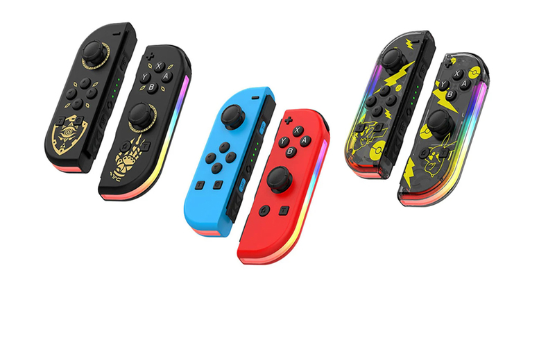 Nintendo Switch Wireless RGB Controller – E-Sports Joystick, Turbo, Bluetooth 5.2 | Wowcher