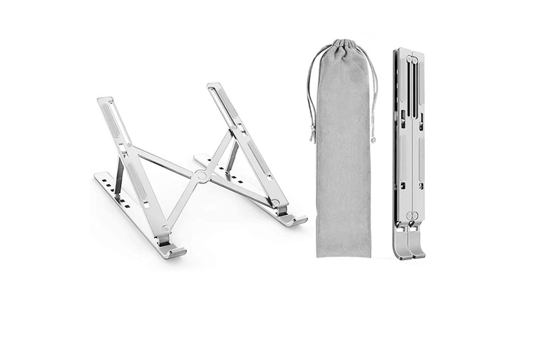 Aluminium Gaming Laptop Stand – Ventilated, Ergonomic, Portable, Overheat Protection – Up to 15.6″ Devices | Wowcher