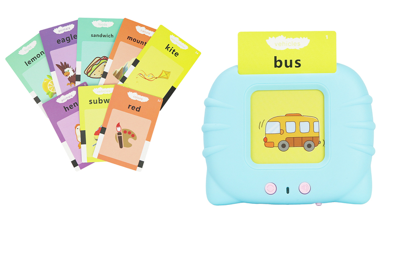 Interactive Educational Talking Flash Cards Toy – 224 Words, Ages 2-6, Speech & Language Learning | Wowcher