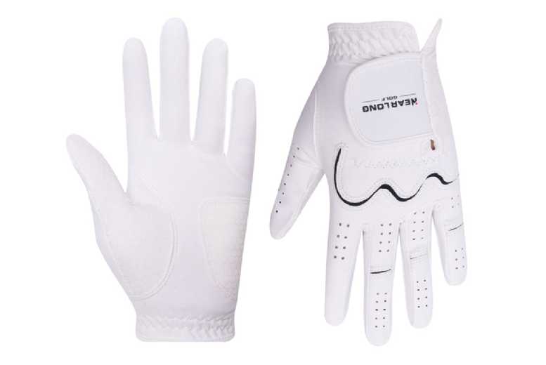 Unisex Black Left Hand Full PU Leather Golf Glove – Breathable & Durable Fit | Wowcher