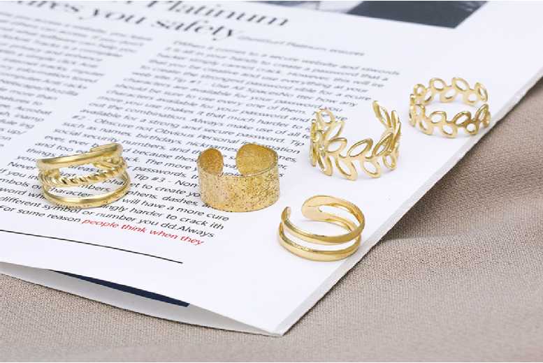 5 Set Unisex Hollow Conch Clip-On Earrings | Wowcher