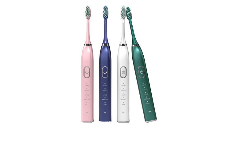 Ultrasonic Electric Toothbrush – Sonic Technology, 5 Modes, USB Rechargeable, 5 Brush Heads, Travel-Friendly Oral Care | Wowcher