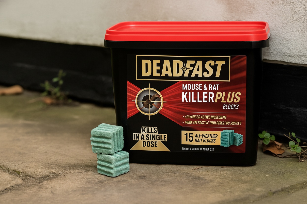 Deadfast All-Weather Rodent Bait Blocks, 15 Pack | Wowcher