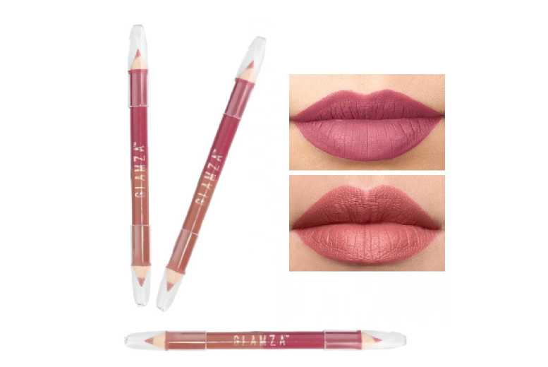 Long-Lasting Cream Dual-Sided Lip & Eye Pencil – Smudge-Proof, 2-in-1 Colour | Wowcher