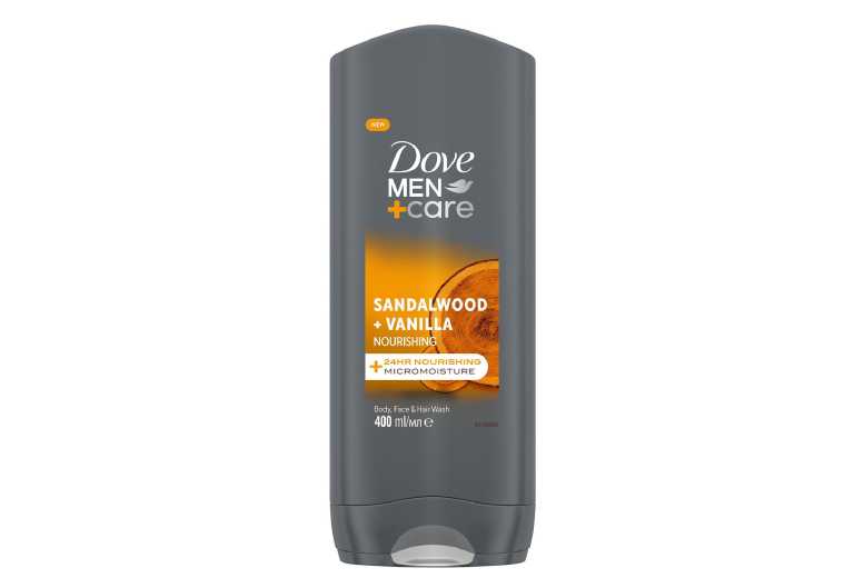 Dove Men+Care Sandalwood & Vanilla Moisturising Body Wash & Deodorant Bundle for Sensitive Skin | Wowcher