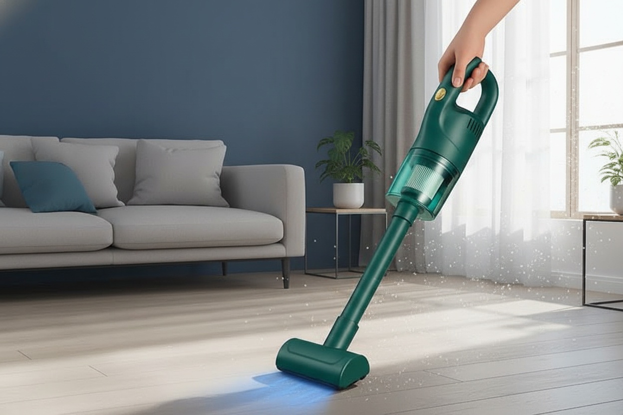 Cordless Lightweight Vacuum Cleaner – 120W, Multi-Brush, Rechargeable, 2 Colours | Wowcher