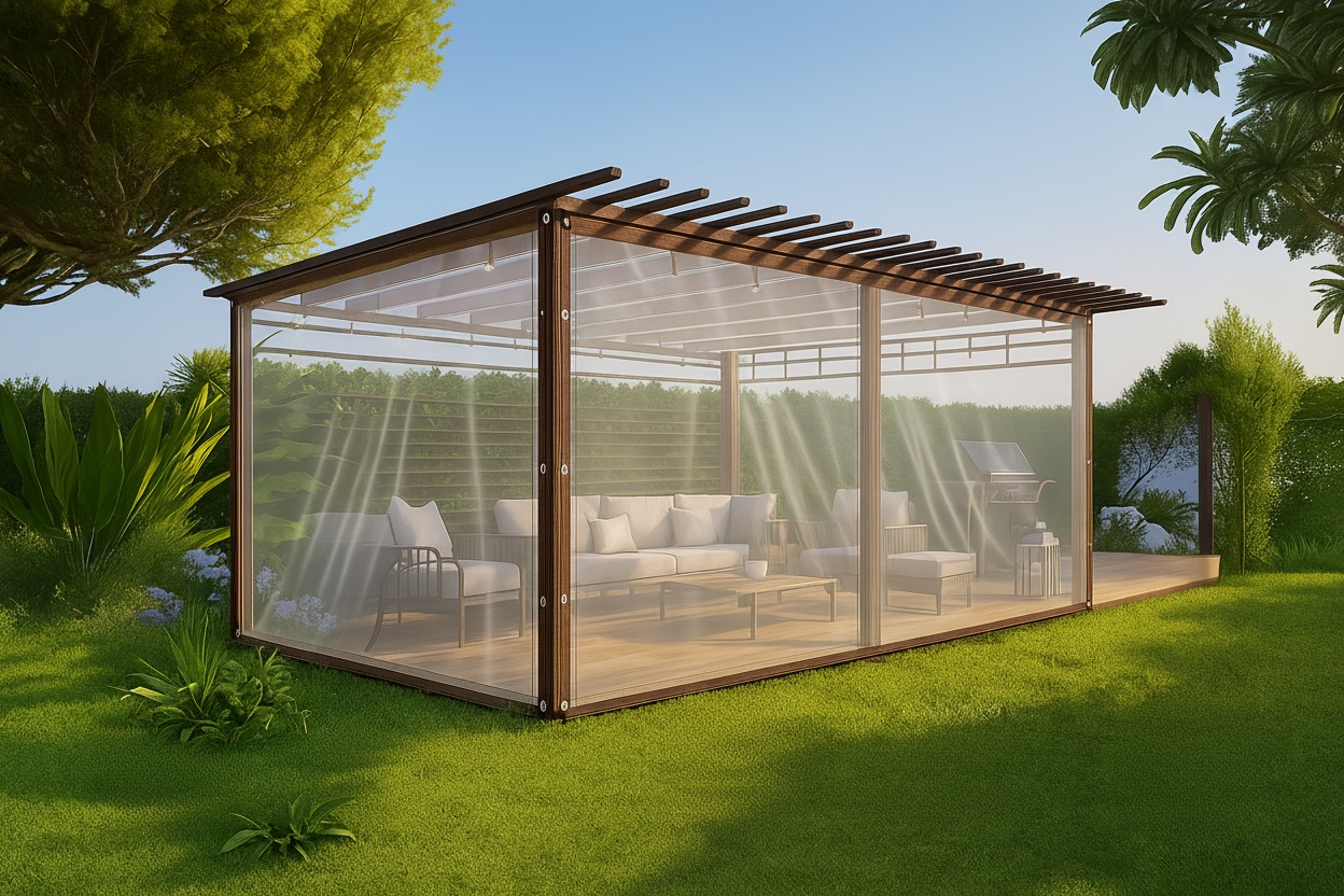 Heavy Duty PVC Canopy Tarp for Garden Storage Solutions | Wowcher