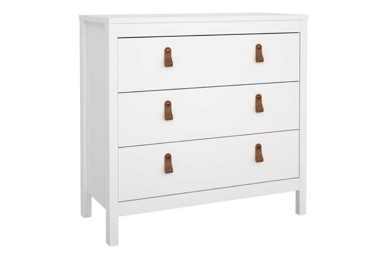 3-Drawer Wooden Chest – Minimalist Bedroom Storage, Contemporary Style, 82cm Wide | Wowcher 3-Drawer Wooden Chest – Minimalist Bedroom Storage, Contemporary Style, 82cm Wide | Wowcher