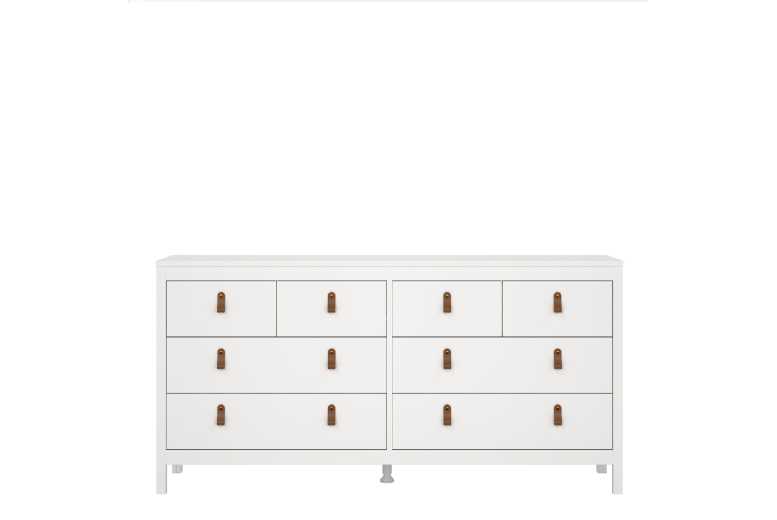 Double Dresser – 8-Drawer Wooden Bedroom Storage Unit, Modern Minimalist Style | Wowcher Double Dresser – 8-Drawer Wooden Bedroom Storage Unit, Modern Minimalist Style | Wowcher