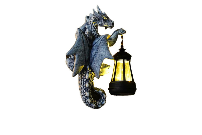 Solar LED Dragon Tree Hugger – Weatherproof Outdoor Garden Light | Wowcher