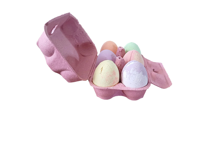 Multi Coloured Easter Egg Bath Bombs – Natural Fragrance Delight | Wowcher