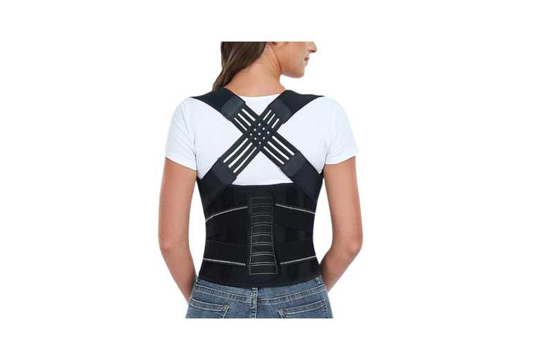 Back Brace Posture Corrector with Spine | Wowcher