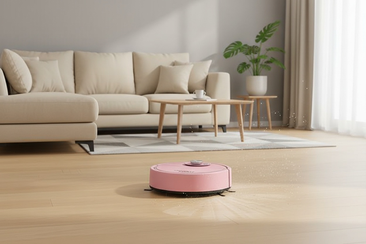 USB Robot Vacuum Cleaner & Sweeper – Compact, Multi-Surface, Cordless, USB Rechargeable | Wowcher